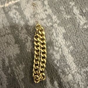 Adjustable Gold Chain Bracelet